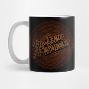 Circle Retro We Come As Romans Mug